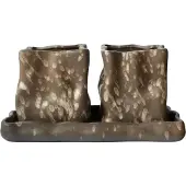 DBKD Yrttiruukku 3 osaa Brown dot