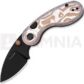 Kizer Cutlery Microbe 14C28N kääntöveitsi, Orange Glass Fiber, Black PVD