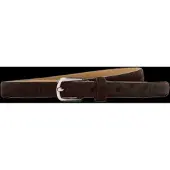 Selected Slwiona Slim Suede Belt - Brown - 105