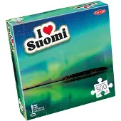 Tactic I love Suomi Under the Northern Lights 500p palapeli