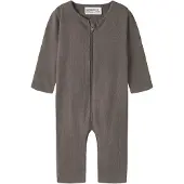 Name it Nbmwossa Wo/Si Rib Nightsuit - Brown - 56