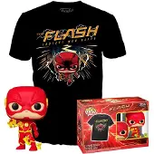 Funko POP! Dc Comics The Flash Lyhythihainen T-paita Hahmolla