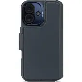 Decoded Leather Detachable Wallet Case w/MagSafe for iPhone 16 - Navy