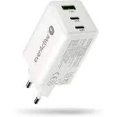 EverActive CHARGER GAN QC 4+ 65W 1 XUSB 2XUSB-C SQ-655Q
