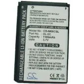 123accu Nokia BL-6C yhteensopiva akku 1100 mAh