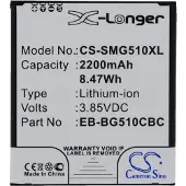 123accu Samsung Galaxy Core Max Galaxy Core Max Duos SM-G5108 akku 2200 mAh