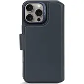 Decoded Leather Detachable Wallet Case w/MagSafe for iPhone 16 Pro Max - Navy