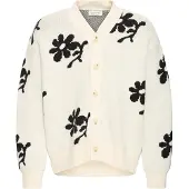 Casual Friday Cfdia Intarcia Knit Cardigan - Cream - M