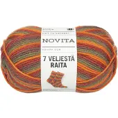 Novita 7 Veljestä Raita 100g lanka