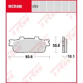 TRW Mcb800 Jarrupalat