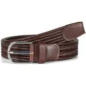 Howard London Braided Leather Belt Asher - Brown - 105