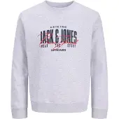 Jack & Jones Collegepaita 'JJAERO' yönsininen / tulenpunainen / meleerattu valkoinen