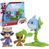 Hasbro Spidey Rescuewebs Groot Rocket Figuurit 2 Yksiköt