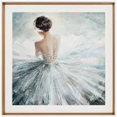 Home4You Ballerina kristalleilla taulu