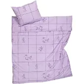Arabia Moomin Pussilakanasetti Pikku My - Pussilakanat Luomupuuvilla Violetti - 1086276