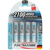 Ansmann 1x4 Maxe Nimh Ladattavat Mignon Aa 5035052 Paristot 2100mah
