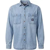 Rip Curl Premium Surf Denim Pitkähihainen Kauluspaita