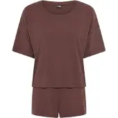 LASCANA Pyjamashortsit suklaa