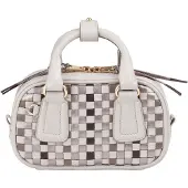 Dudu Toys Woven Käsilaukku Nahka 20.5 cm Beige