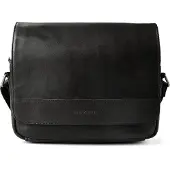 Greenburry Fiorentina Crossbody-laukku Nahka 33 cm Musta
