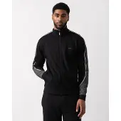 Hugo Boss for man. 50554793 Cotton jacket with zipper and contrasting black details (S), Homewear