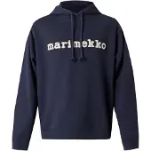 Marimekko Skripti Logo Placement - Navy - L