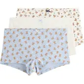 Lindex 3-Pack Boxer Briefs - Cream - 128
