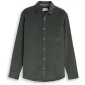 Tom Tailor Soft Corduroy Shirt - Khaki green - XXL