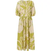 TATUUM Mekko beige / vaaleanvihreä