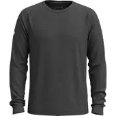 Smartwool Men's Merino Sport Ultralite Long Sleeve Charcoal Heather Pitkähihaiset urheilupaidat S