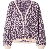 Hailys Neuletakki 'Le44ni' beige / lila