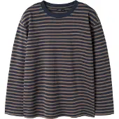 LMTD Nlfrain Ls Rlx Top - Navy - 158-164