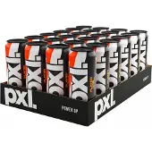 PXL Energy Player One (Blodapelsin &amp; Yuzu) 24 x 500 ml
