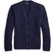Ralph Lauren for man. 710B22611002 Navy wool and cashmere cardigan (XL), Casual