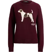 Ralph Lauren Neulepaita ruskea / tummanruskea / burgundin punainen / offwhite