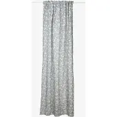 Noble House Curtain Saga Ln Flower - Grey - 130X240