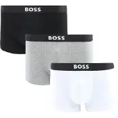BOSS for man. 50544263 Pack 3 Boxers One Logo white, grey, black (XXL), Homewear, Cotton