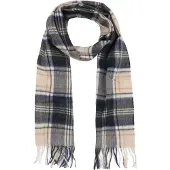 Barbour Unisex New Check Scarf Sand Beige Plaid Kaulahuivit OneSize