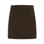 Kaffe Kamerle Button Skirt - Brown - 44