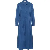 Culture Cupernilla Antoinett Long Dress - Navy - M