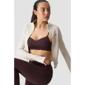 ICANIWILL Smooth Seamless Zip Jacket Light Beige