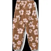 Wheat Fleece Pants Suun - Brown - 110