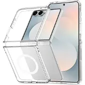 Tech-Protect Samsung Galaxy Z Flip8 Flexair Magneettinen Hybridikotelo - Läpinäkyvä