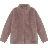 Minymo Teddy Jacket Glitter - Beige - 104