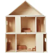 Ferm Living Nukkekoti - Toro - Natural - - OneSize - Nukkekodit