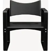 Verpan Series 270 F Nojatuoli - Nojatuolit Koivuvaneri Musta - 147397