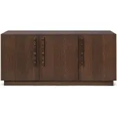 Ferm Living Unda sivupöytä 146x68x50 cm Tumma petsattu tammi