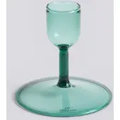 HAY Tiny Candleholder Straight - Kynttilänjalat Boorilasi Aqua - AE357-D438-AF97