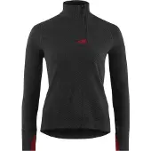 Klättermusen Women's Huge Half Zip Sweater Raven-Burnt Russet Välikerrospuserot S