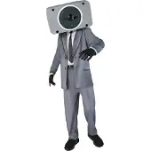 Rubies Skibidi Toilet Child-speakerman (122 Cm) Mukautettu